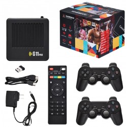 G11 Pro Video Game Console Portable 2.4G 256G Built in 60000 Retro TV Games Stick Wireless Game Player 4K Support HD TV Output